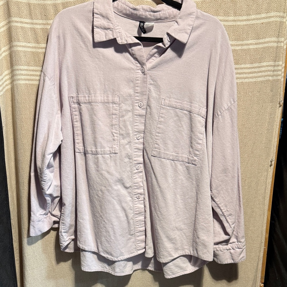 H&M Lavender Long Sleeve Top